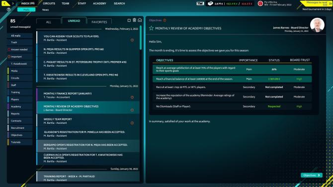 Tennis Manager 2022 