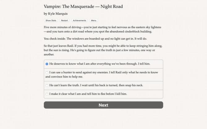 Vampire: The Masquerade - Night Road 