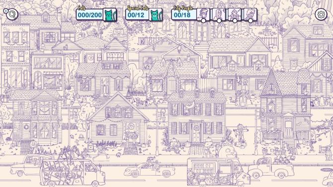 Hidden Cats in Spooky Town 