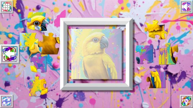 Color Splash: Parrots 