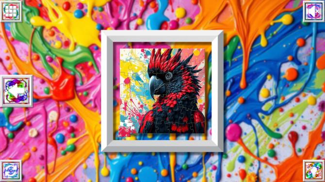 Color Splash: Parrots 