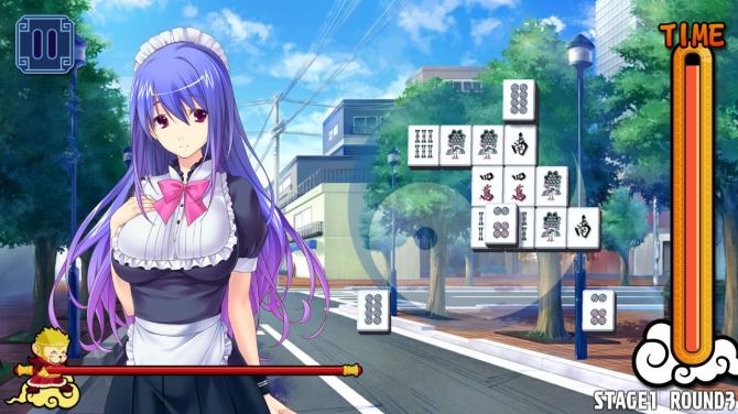 Pretty Girls Mahjong Solitaire [BLUE] 