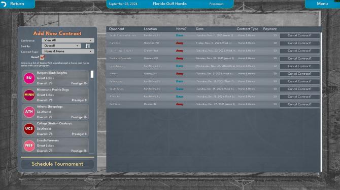College Basketball Manager 