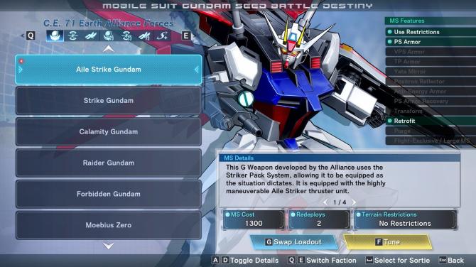MOBILE SUIT GUNDAM SEED BATTLE DESTINY REMASTERED 