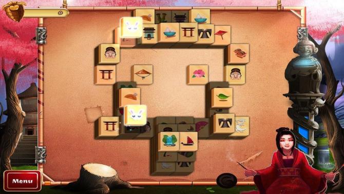 2D Mahjong Temple 