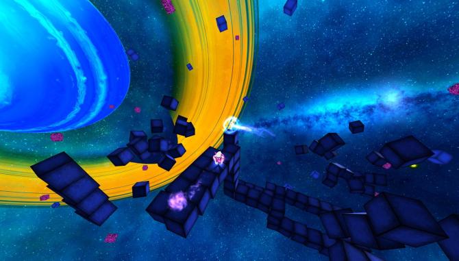 Deep Blue 3D Maze in Space 