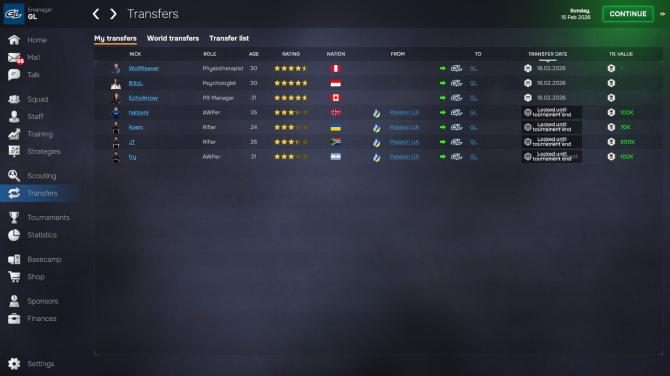 Esports Manager 2026 RoW 