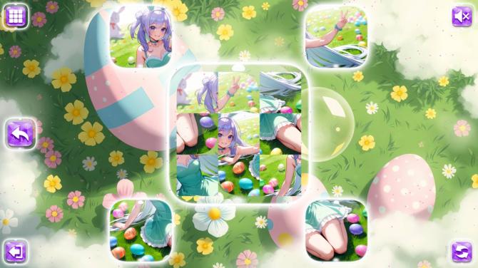 Lovely Anime Puzzle: Easter 