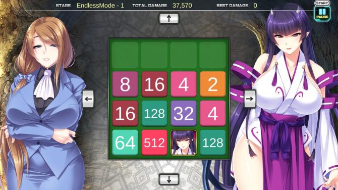 Pretty Girls 2048 Strike 