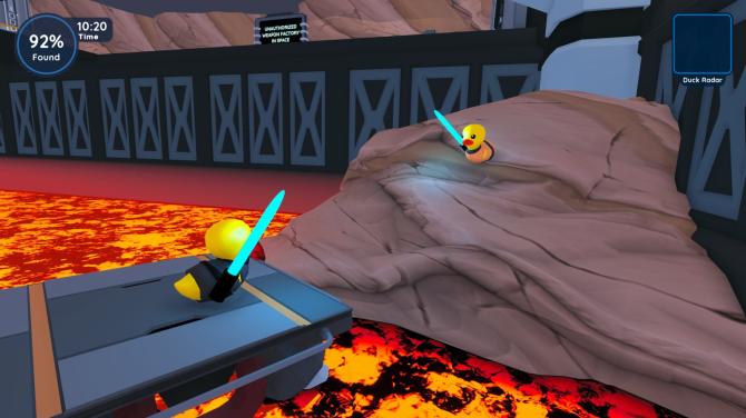 Find 100 Ducks and Blast Them...IN SPACE!!! 
