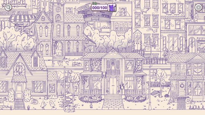Hidden Cats in Spooky Town 