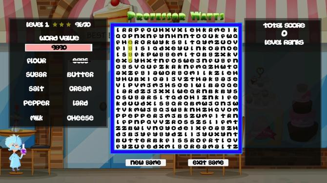Professor Watts Word Search: Yummy Foods 
