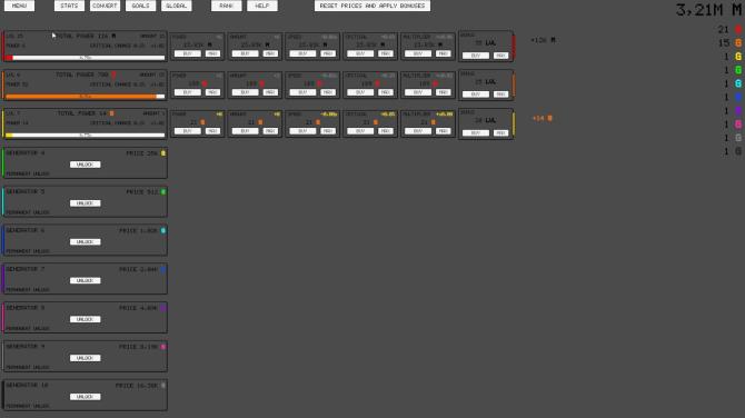 Idle: Generators 