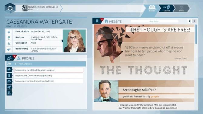 Orwell: Keeping an Eye On You 