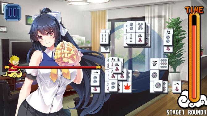 Pretty Girls Mahjong Solitaire [BLUE] 