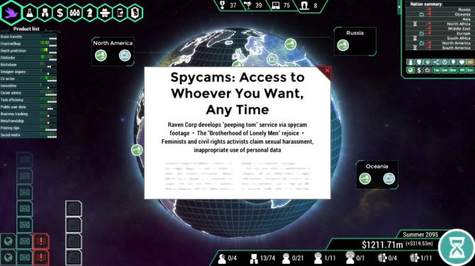Spinnortality | cyberpunk management sim 