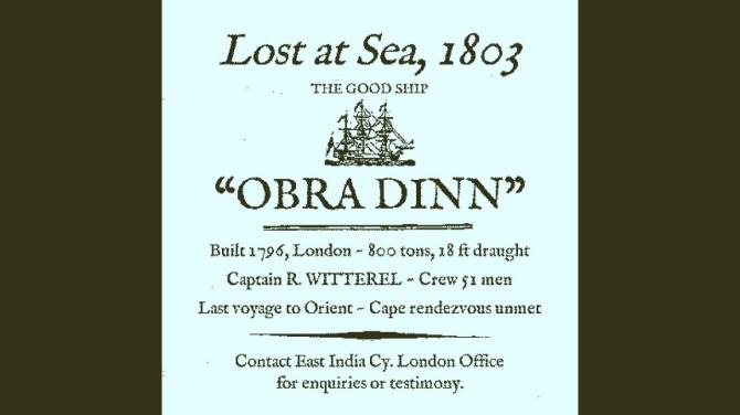 Return of the Obra Dinn 