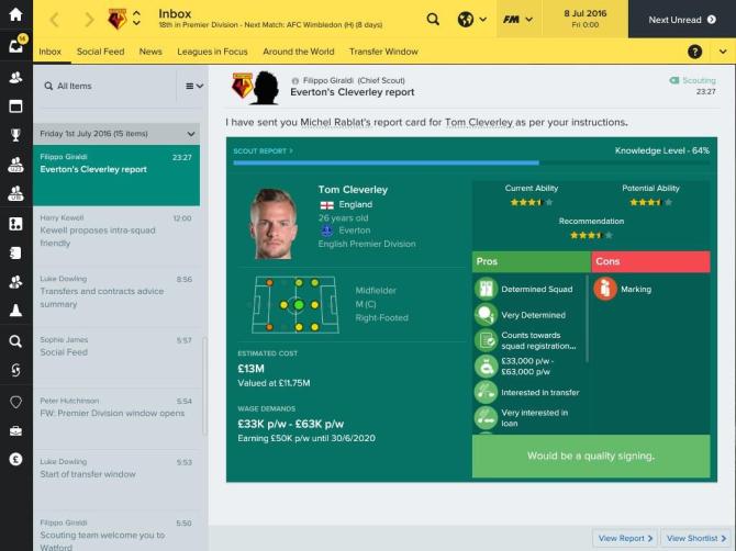 Football Manager 2017 