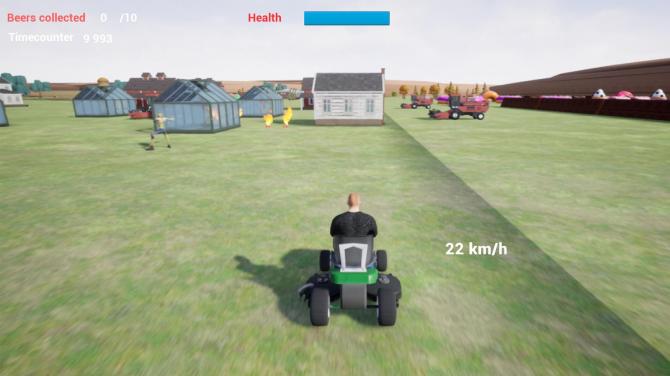 Lawnmower Game Beer 