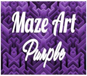 Maze Art: Purple