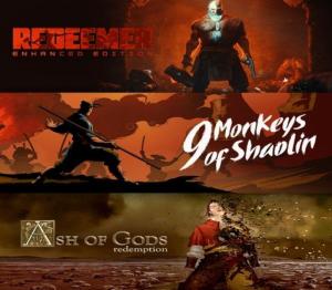 9 Monkeys of Shaolin + Ash of Gods + Redeemer: Bundle