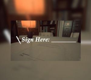 Sign Here