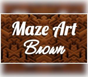 Maze Art: Brown
