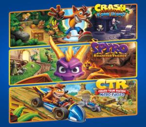 Crash + Spyro Triple Play Bundle US Xbox One CD Key